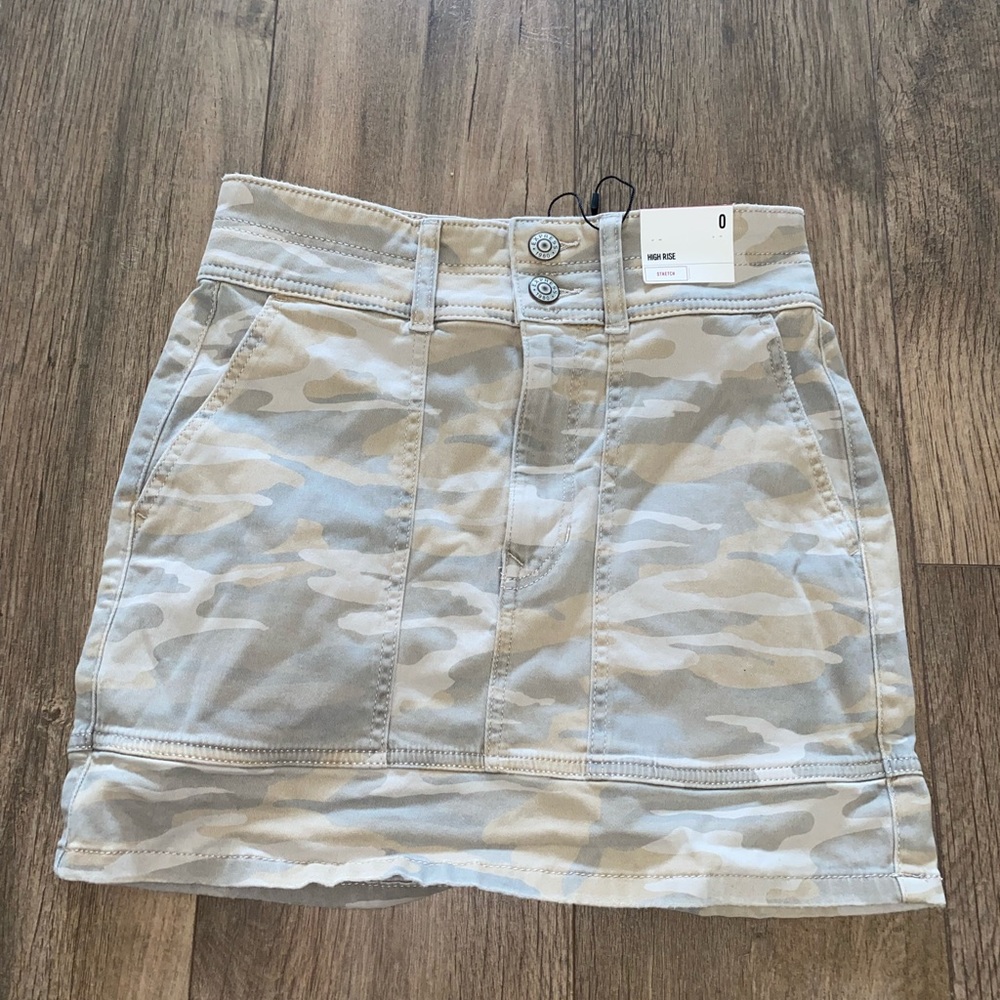 Express Camo Mini Skirt
